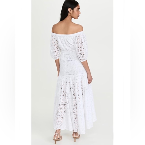 BRAND NEW Veronica Beard Cali Maxi Dress White - Picture 5 of 11